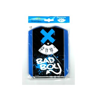 lustige Parkscheibe"Bad Boy" mit Eiskratzer und Gummiabzieher