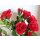 Rosen Strauß klein ca. 27 cm rot 12 Blüten Kunstblume Dekoration