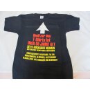 T-Shirt "Besitzer des T-Shirts... " unisex schwarz XL