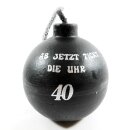 Kerze Bombe mit Fackeldocht und Spruch zum 40. Geburtstag...