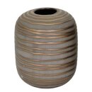 Vase Auburn Keramik klein gerade 11,5 x11,5 x13,3 cm