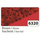 Passepartout Karten mit Kuverts Rosen