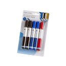 Permanent Marker Set top write 5-teilig Stifte rot, blau,...