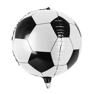 Folienballon - Ø 40 cm - Kugelballon - Fußball Orbz ungefüllt