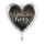 Folienballon - Ø 45cm - Schwesterherz  Herz ungefüllt