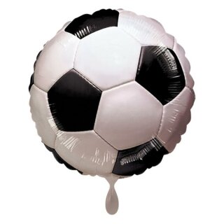 Folienballon - Ø 45cm - Championship Soccer Fußball rund ungefüllt