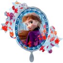 Folienballon - XXL - Frozen 2 Seiten 76 cm Anna Elsa Anagram ungefüllt