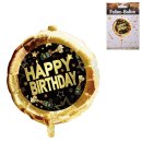 Folienballon - &Oslash; 45 cm - Happy Birthday...