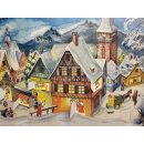 Adventskalender nostalgisch "Kleines Dorf im...