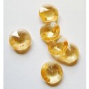 Kristall Diamanten 12mm 100 Stück gold-orange