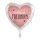 Folienballon - Ø 45 cm - Lieblings Freundin  Herz ungefüllt