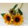 Sonnenblume mit 3 Blüten 36 cm Kunstblume Dekoration