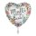 Folienballon - Ø 43cm - Mutti Du bist die Beste! Herz ungefüllt