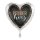 Folienballon - Ø 45cm - Bruderherz Herz ungefüllt