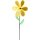 Windrad Blume gelb Ecoline Yellow Flower 28 x 64 cm