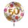 Folienballon - Ø 45cm - Shiny Dots 50 rund ungefüllt