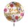 Folienballon - Ø 45cm - Shiny Dots Glückwunsch  rund ungefüllt