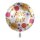 Folienballon - Ø 45cm - Shiny Dots Alles Gute  rund ungefüllt