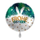Folienballon - Ø 45 cm - Frohe Ostern rund...