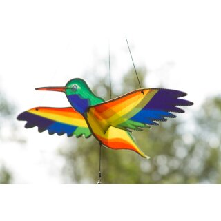 Swinging Twist Kolibri Hummingbird regenbogen Windspiel Windspirale -,  16,41 €