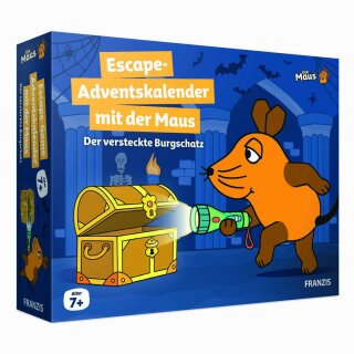 Escape Adventskalender mit der Maus Der versteckte Burgschatz Franzis ab 7 Jahre