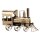 Wein - Flaschenhalter Lokomotive  H 23 cm L 37,5 cm Metall