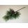 Kiefernzweig grün mit Zapfen ca. 38 cm Kunstblume Dekoration Weihnachten