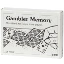 Mini - Spiel "Gambler Memory" Kartenspiel Memo...