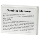 Mini - Spiel "Gambler Memory" Kartenspiel Memo...