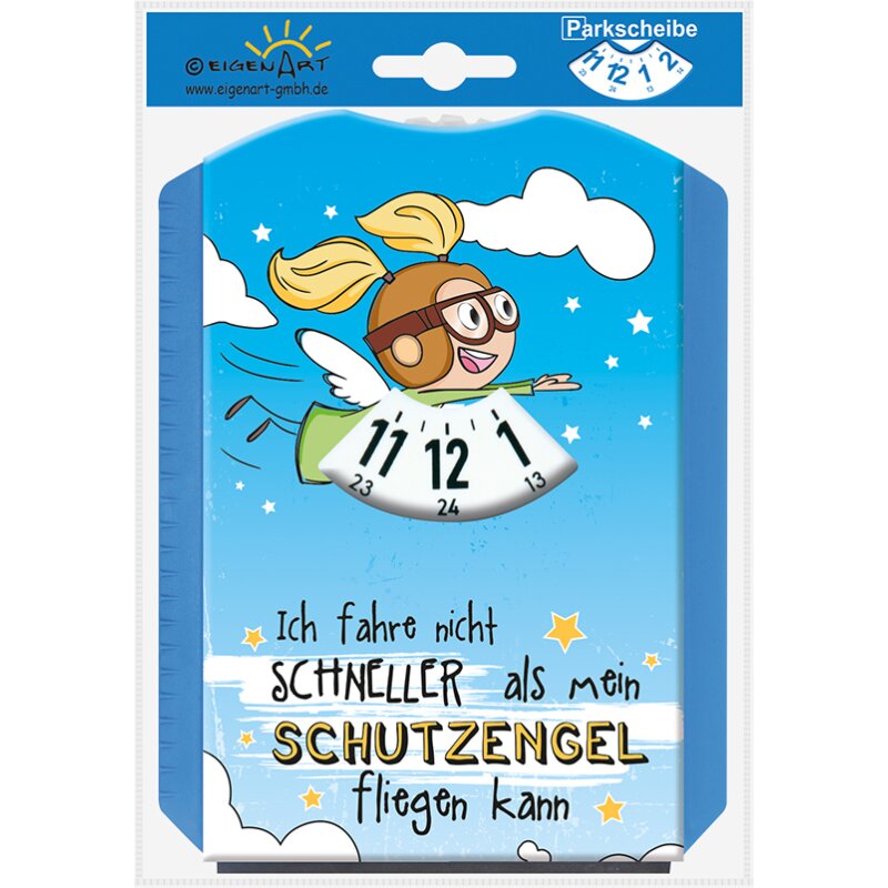 lustige ParkscheibeFamilien Kutsche mit Eiskratzer und Gummiabziehe, 4,37  €