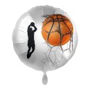 Folienballon - Ø 45cm - Basketball Sport rund...