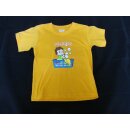 T-Shirt Pflegleicht gelb unisex 98/104