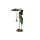 Grashüpfer mit Schirm, stehend, Metall, 11 x 9 x 18 cm Deko Figur