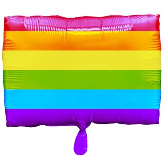 Folieballon Rainbow Flag Regenbogen Fahne Ø 43 cm Anagram ungefüllt