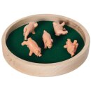 Spiel "Schweine-Würfeln" Bierdeckel Bartl Familienspiel Partyspiel