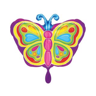 Folienballon - Ø 50cm - Kleiner Schmetterling ungefüllt Anagram