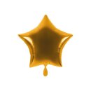 Folienballon Stern Ø 45 cm gold ungefüllt Anagram