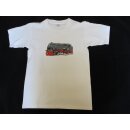 T-Shirt Schmalspurbahn Dampflok weiß unisex Kinder 110/116