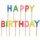 Buchstabenkerzen-Set 8 cm "Happy Birthday"
