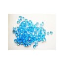 Kristall Diamanten blau 12mm 100 Stück Dekosteine Acryl Tischdeko Streuteile