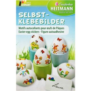 Selbstklebebilder 23 Ostermotive von Heitmann`s Eierfarben Osterhasen Küken