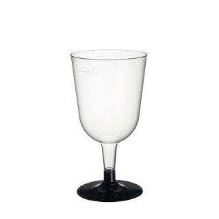 Stiel-Gläser für Rotwein, PS 0,2 l Ø glasklar 20 Stück