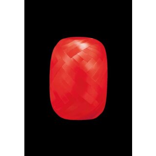 Polyband rot Ringelband Eikn&auml;uel Schleifenband 5 mm 20 m