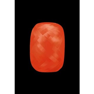 Polyband orange Ringelband Eikn&auml;uel Schleifenband 5 mm 20 m