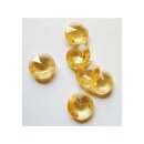 Kristall Diamanten gold orange 12mm 100 St&uuml;ck Dekosteine Acryl Tischdeko Streuteile