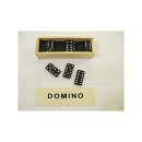 Domino Spiel in Holzbox 15x5x3cm Gesellschaftsspiel Reise...