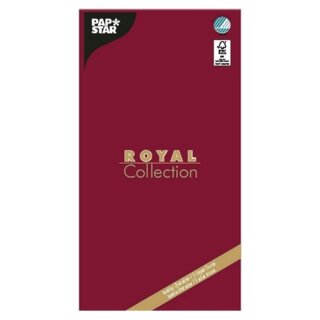 Tischdecke Tissue "ROYAL Collection" 120 cm x 180 cm bordeaux