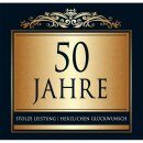 Flaschen-Etikett elegant  "50 Jahre. Stolze...