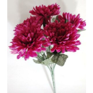ca. Blü Dekoration, Chrysanthemen 25cm 7 € Strauß Kunstblume 7,87 fuchsia ten