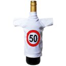 Flaschen T-Shirt 50 Geburtstag  Verkehrsschild...